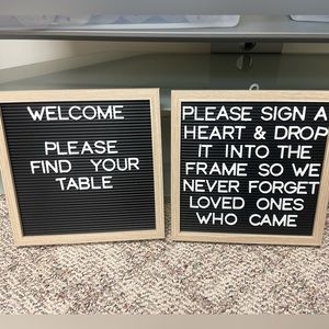 12 x 12 editable signs